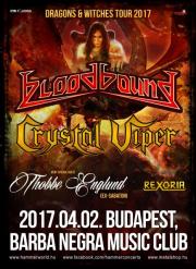 Bloodbound / Crystal Viper / Thobbe Englund + support