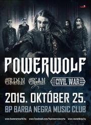 Powerwolf + Orden Ogan + Civil War