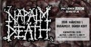 A Phoenix Music Hungary bemutatja: Napalm Death (UK) + vendgek