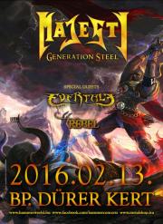 a Hammer Concerts bemutatja: Majesty, Evertale, Rebel Generation Steel 2016 Tour