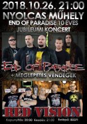 End Of Paradise 10 ves jubileumi koncert