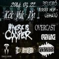 WHERE IS COOPER (ALICE COOPER TRIBUTE), GRIEVANCE, OVERCAST, THE REMNANTS, DOWNTOWN PARADOX (DOPA), CRASH COURSE