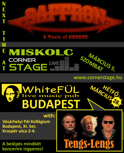 Saffron - A Taste of Krokus ismt Miskolcon!