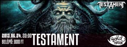 Testament - Zld Pardon (2013.06.24.)