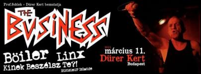 Prof.Schlek + Drer Kert bemutatja: The Business (UK) - jra Budapesten az angol oi/punk legenda