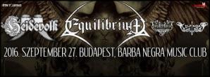  Equilibrium, Heidevolk, Finsterforst, Kylfingar - Barba Negra Music Club