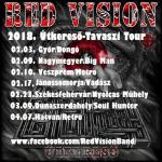 Red Vision – Februrban, Gyrben indul a 2018-as turn