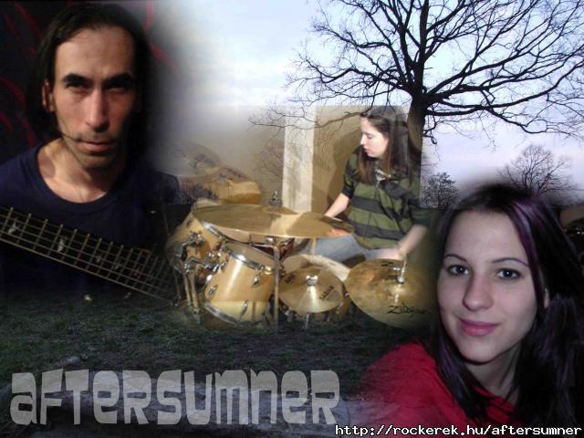 AfterSumner zenekar: Gyri Krisztin-bass, Fodor Zsfia-drums, Tcsik Barbara-keyboards