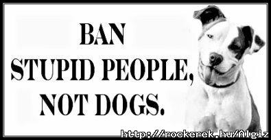 Ban stupid people not dogs