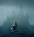 black goth,castle,dark,dream,fantasy,girl-4d901eb802f3cf00fba4921b3cceee1e_h