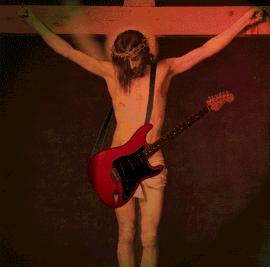 Katt r , s ksz - Jesus in Guitar