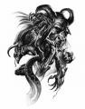 Boris Vallejo - Gothic Demon Tattoo