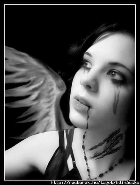 angel sad