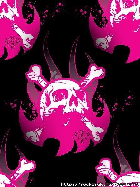 rock-girl-pink-skull