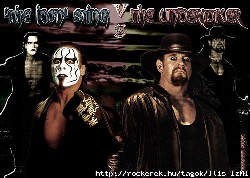 sting vs the undertaker... de megnznm ( hajr sting akkor is )