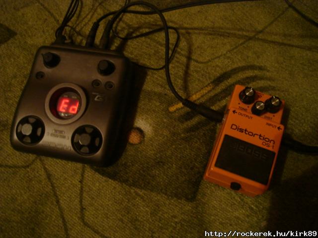 Ezeket az effekteket hasznlom!>>>Zoom G1, Boss DS1