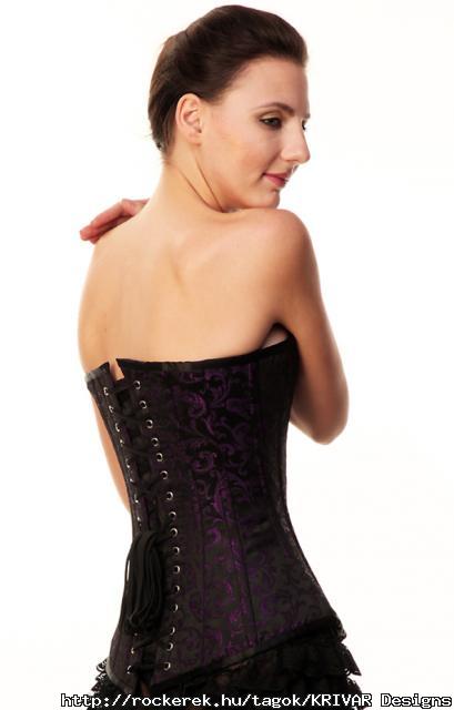 Brocade Overbust Corset (back)