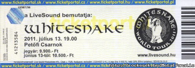 Whitesnake 2011 07.13