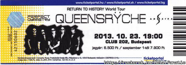 Queensryche jegy