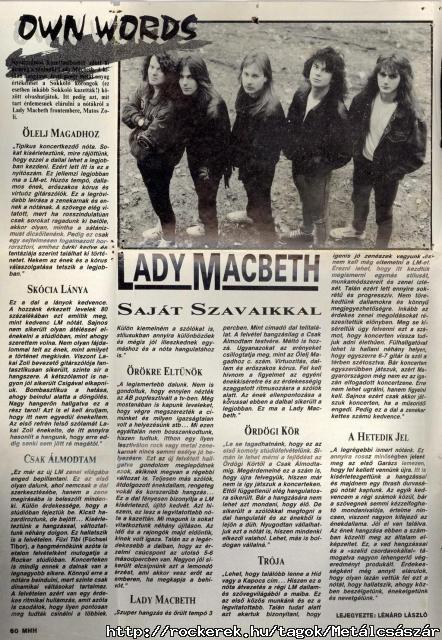Lady Macbeth cikk