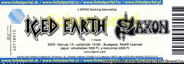 Iced Earth - Saxon live 2009