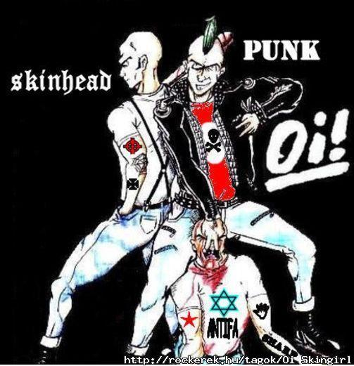 Skins&Punks united!