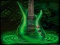 green-guitar-wallpaper