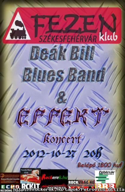 Dek Bill Blues Band-EFFEKT koncert
