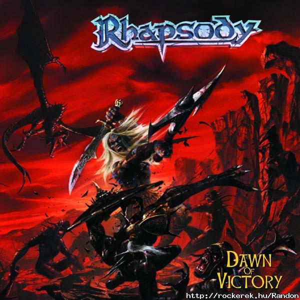 Rhapsody - Dawn of Victory (front)