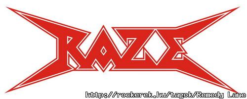 Logo a RAZE nev thrash zenekarnak