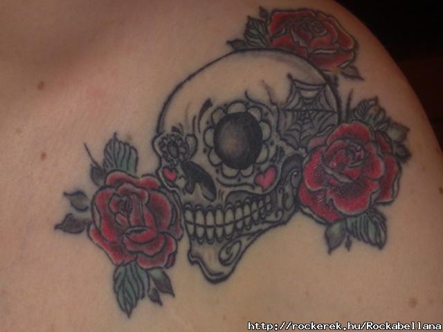 Rockabilly skull