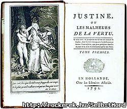 A Justine avagy az Erny meghurcoltatsnak els, 1791-es kiadsa