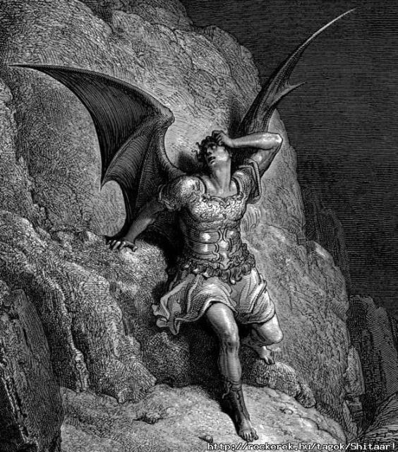 Gustave Dore - Paradise Lost Satan Profile