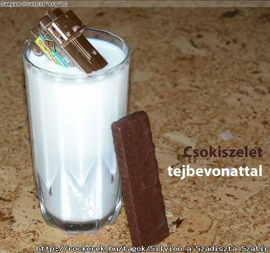Csokiszelet tejbevonattal