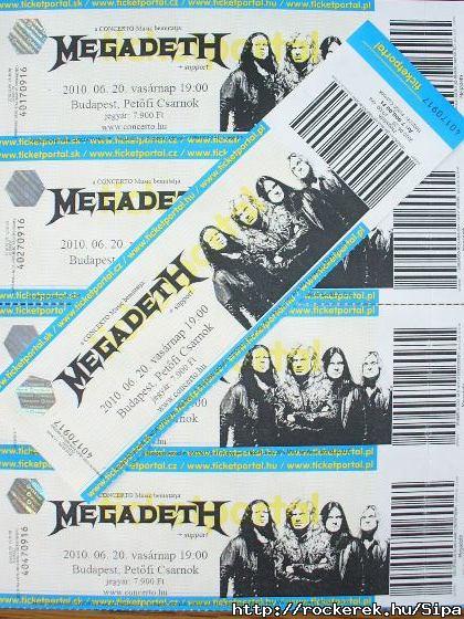 Megadeth Jni 20 Pecsa!