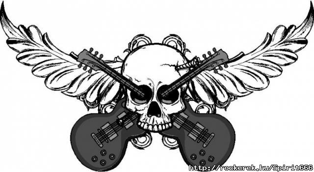 skull guitar