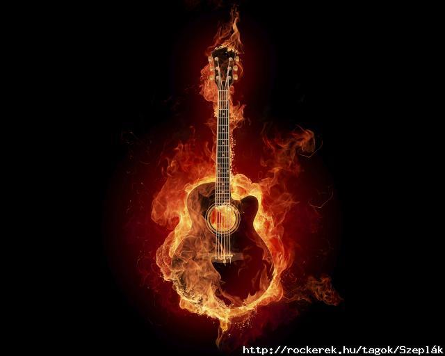 Guitar is on Fire