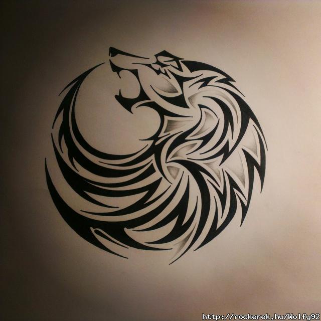 tribal_wolf_tattoo_by_dirtfinger-d5rc9sy