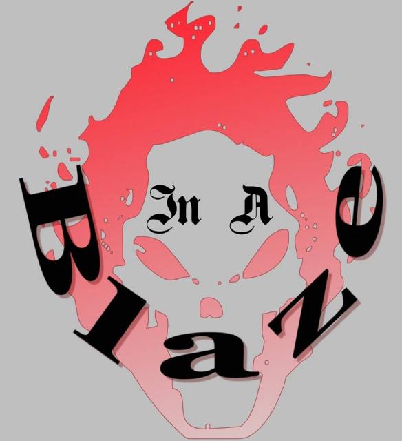 /In a Blaze/ logo