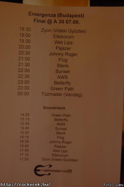  Aws, Betterfly, Elleborum, Flg, Green Path, Johnny Roger, Pajszer, Stenk, Sunset, Tzmadr, Wet Lips, Zyon - Fot: Szapy