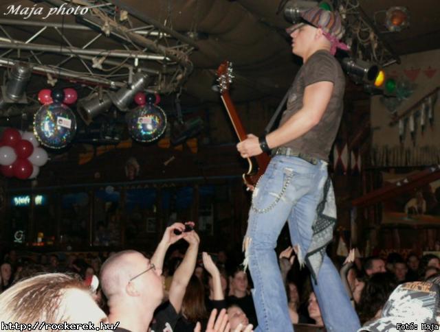 Csnyi Szabi, Hangya (zorall), Hartman Zoli, Hollywood Rose, Szigeti Ferenc, Zeffer Andrs - Fot: Maja