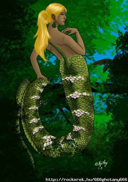 Snake woman
