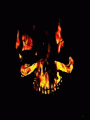 Burning Skull