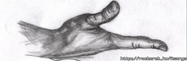 One hand