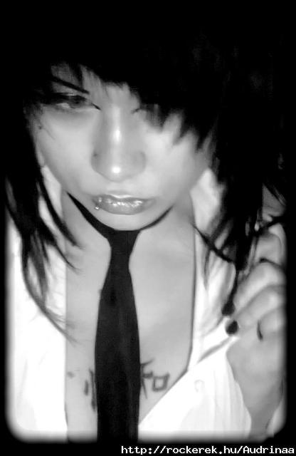 Black and white