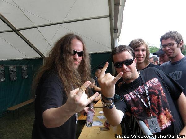 with Erik Rutan (Brutal Assault 2009)