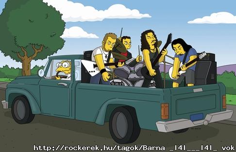 simpsons METALLICA