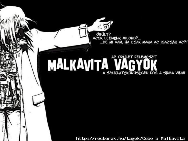 Malkavita. Mert mi nem vagyunk rltek. Mindenki ms az.