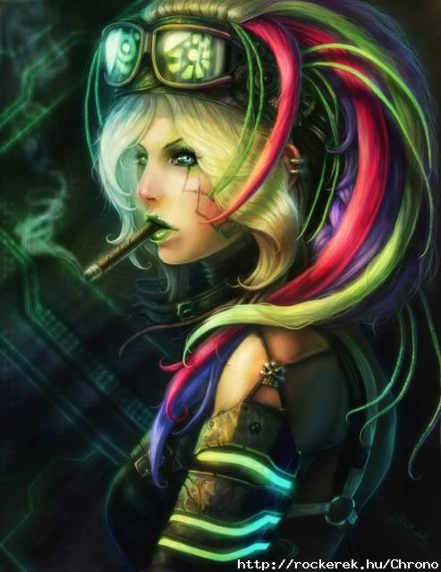 fantasy-girl-smokers-cyber-punk