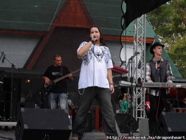 On stage
